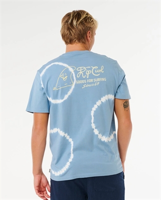 RIP CURL PACIFIC RINSE FIN TEE faded denim ryg
